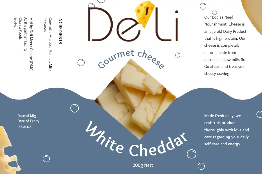 [DMC304] Cheddar White 200g